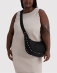 Sac Croissant Medium Baggu Noir Studs - Ex-voto