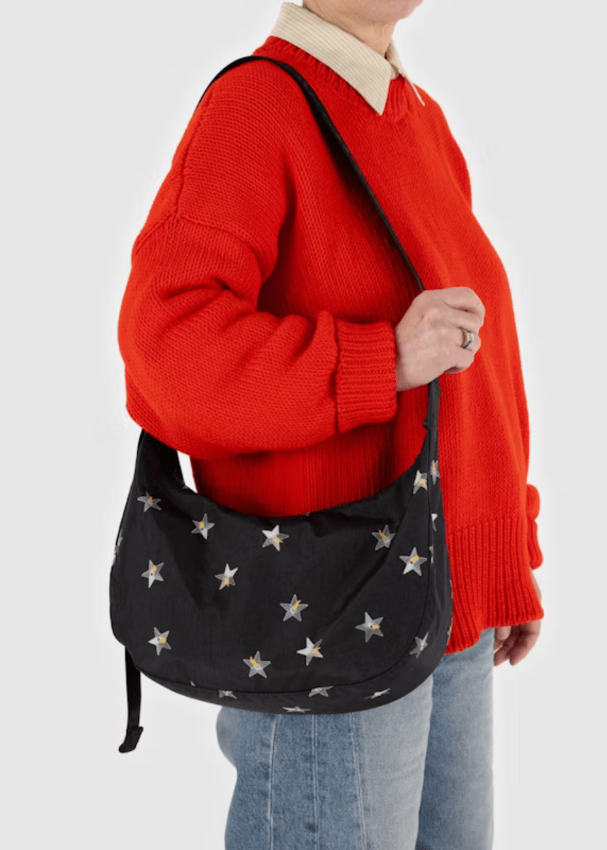 Baggu Stars Medium Croissant Bag – Ex-voto