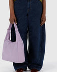 Sac d'Épaule Nylon Baggu Dusty Pink - Ex - voto
