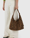 Sac d'Épaule Nylon Baggu Léopard - Ex - voto