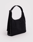 Sac d'Épaule Nylon Baggu Noir Studs - Ex-voto
