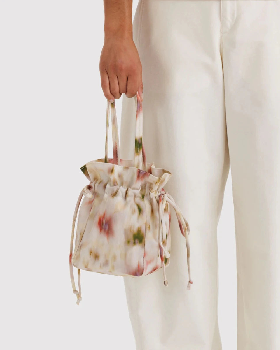 Baggu Abstract Floral Drawstring Bag – Ex-voto