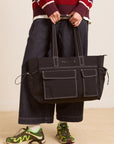 Sac Eliza Techy Noir Damson Madder - Ex - voto