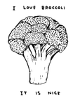 Sac I Love Broccoli D.Shrigley - Ex - voto