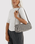 Sac Loaf Baggu Black and Cream Gingham - Ex-voto