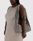 Sac Meringue Baggu Gingham Crème et Noir - Ex-voto
