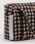 Sac Nuage Carry - on Baggu Blurred Gingham Brown - Ex - voto