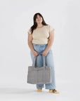Sac Nuage Carry - on Baggu Gingham Noir et Blanc - Ex - voto
