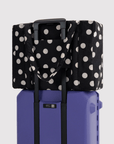 Sac Nuage Carry-on Baggu Noir à Pois Crèmes - Ex-voto