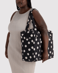 Sac Nuage Carry-on Baggu Noir à Pois Crèmes - Ex-voto