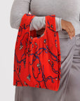 Sac Réutilisable Plissé Baggu Red Snapdragon - Ex - voto