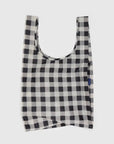 Sac Réutilisable Standard Baggu Black and White Big Check - Ex - voto