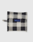 Sac Réutilisable Standard Baggu Black and White Big Check - Ex - voto