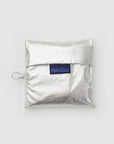 Sac Réutilisable Standard Baggu Métallique Argent - Ex - voto