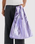 Sac Réutilisable Standard Baggu Métallique Lavande - Ex-voto