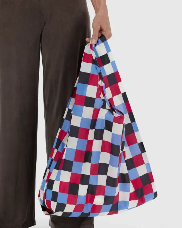 Sac Réutilisable Standard Baggu Painted Check - Ex - voto