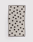 Serviette de Bain Baggu Cream and Black Polka Dot - Ex-voto