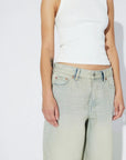 Short Asra Dr Denim Stream Light Sand - Ex - voto