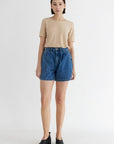 Short Naomi Mod Ref (Denim bleu ou noir) SOLDE - Vente Finale - Ex - voto