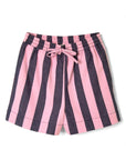 Short Rafe Damson Madder Rayures Bleues et Roses SOLDE - Vente Finale - Ex - voto