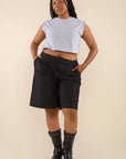 Short Rayé Noah Noir et Blanc NLT SOLDE - Vente Finale - Ex - voto