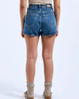 Shorts Nora Dr Denim Mid Retro - Ex - voto
