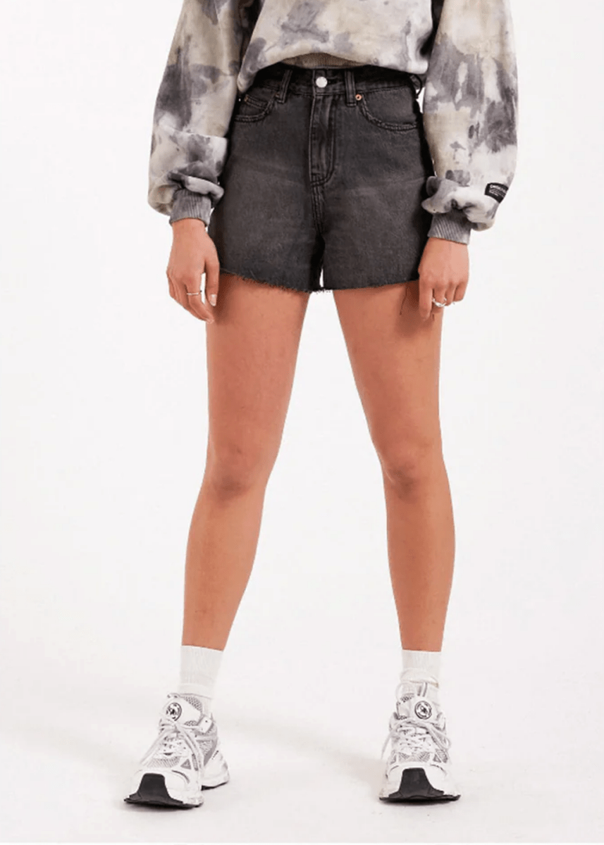 Shorts Nora Dr Denim Noir Usé - SOLDE - Vente finale - Ex - voto