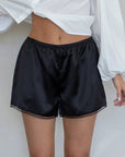 Shorts Satin Aris Noir Things Between - Ex - voto