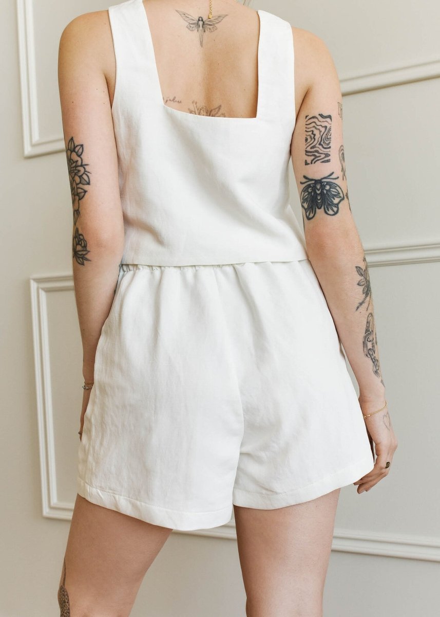 Skort Ivy Dailystory Blanc SOLDE - Vente Finale - Ex - voto