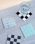Sous - Verre Tuiles Noir et Blanc Subtle Art Studios - Ex - voto