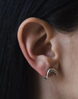Studs Tandem Argent Sarah Bijoux - Ex-voto
