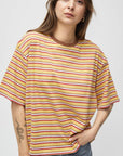 T-Shirt Avery Rayures Jaunes All Row - Ex - voto