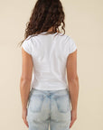 T-Shirt Brisa Boat Neck Blanc NLT - Ex - voto