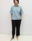T-Shirt Luna Bleu et Gris All Row - Ex-voto