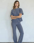 T-Shirt Maggie Bleu Things Between - Ex-voto