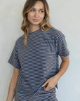 T-Shirt Maggie Bleu Things Between - Ex-voto