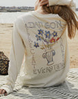 T-shirt Manches Longues Flower Vase Damson Madder SOLDE - Vente Finale - Ex - voto