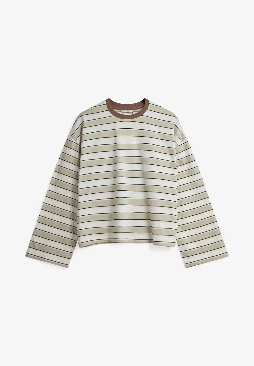 Minimum Mirabelle Long Sleeve T-Shirt Fossil – Ex-voto