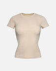 T-Shirt Micro Rib Birch Kuwalla - Ex - voto