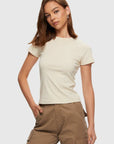 T-Shirt Micro Rib Birch Kuwalla - Ex - voto