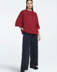 T-Shirt Mira Minimum Merlot - Ex - voto