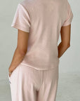 T-Shirt Pointelle Babe Rose Le Bon Shoppe - Ex-voto