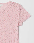 T-Shirt Pointelle Cherie Rose All Row - Ex - voto