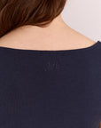 T-Shirt Posie Marine Damson Madder - Ex-voto