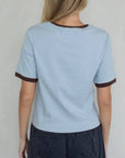 T-Shirt Rina Bleu Things Between - Ex - voto