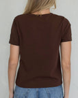 T-Shirt Stella Chocolat Things Between - Ex - voto