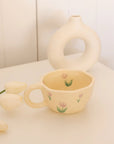 Tasse Tulipe Mauve Moi d'Abord - Ex - voto