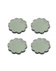 Rosha L. Daisy Green Coasters (Set of 4)