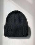 Tuque Angora et Laine Noire Billy Bamboo - Ex - voto