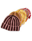 Tuque Tricot Rayures Brunes Funkyrel - Ex-voto